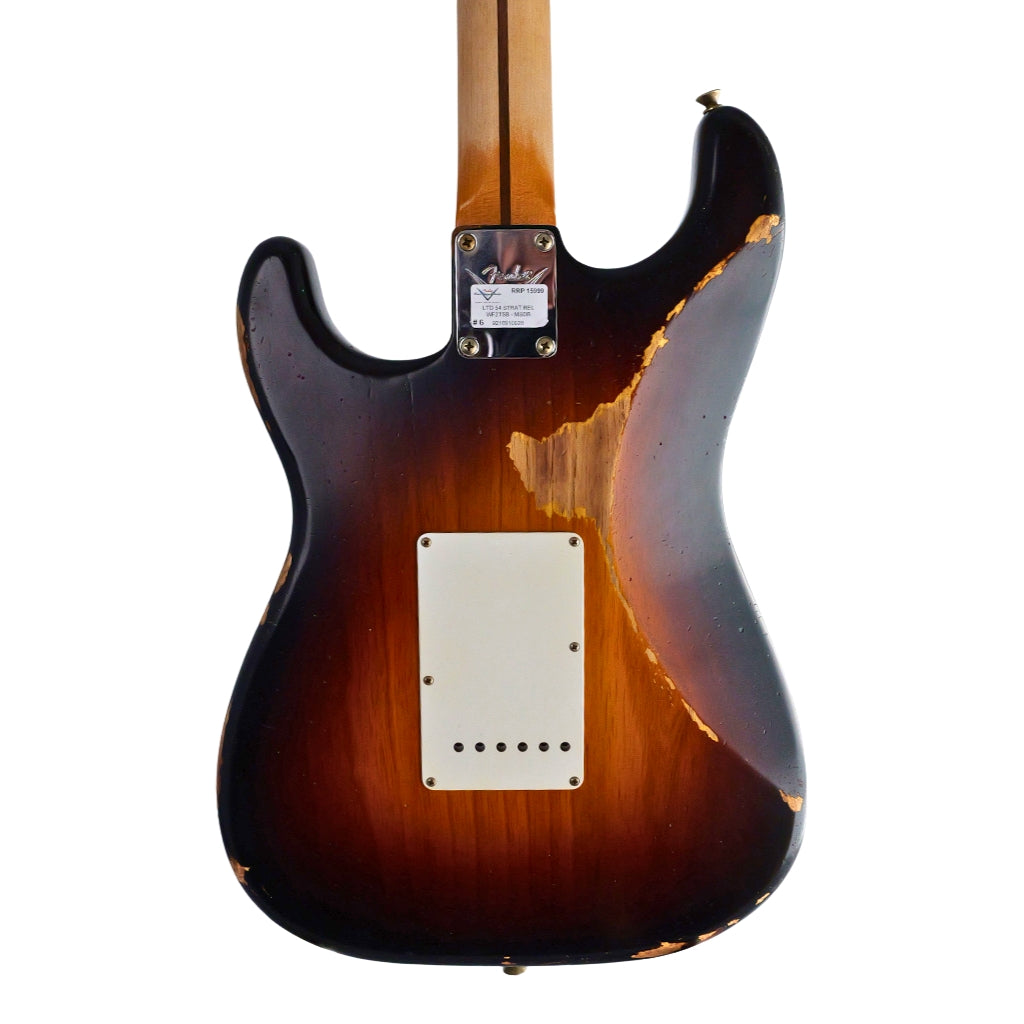 Fender Custom Shop - David Brown Masterbuilt Limited Edition 1954 Stratocaster Relic Electric Guitar - Wide-Fade 2-Color Sunburst