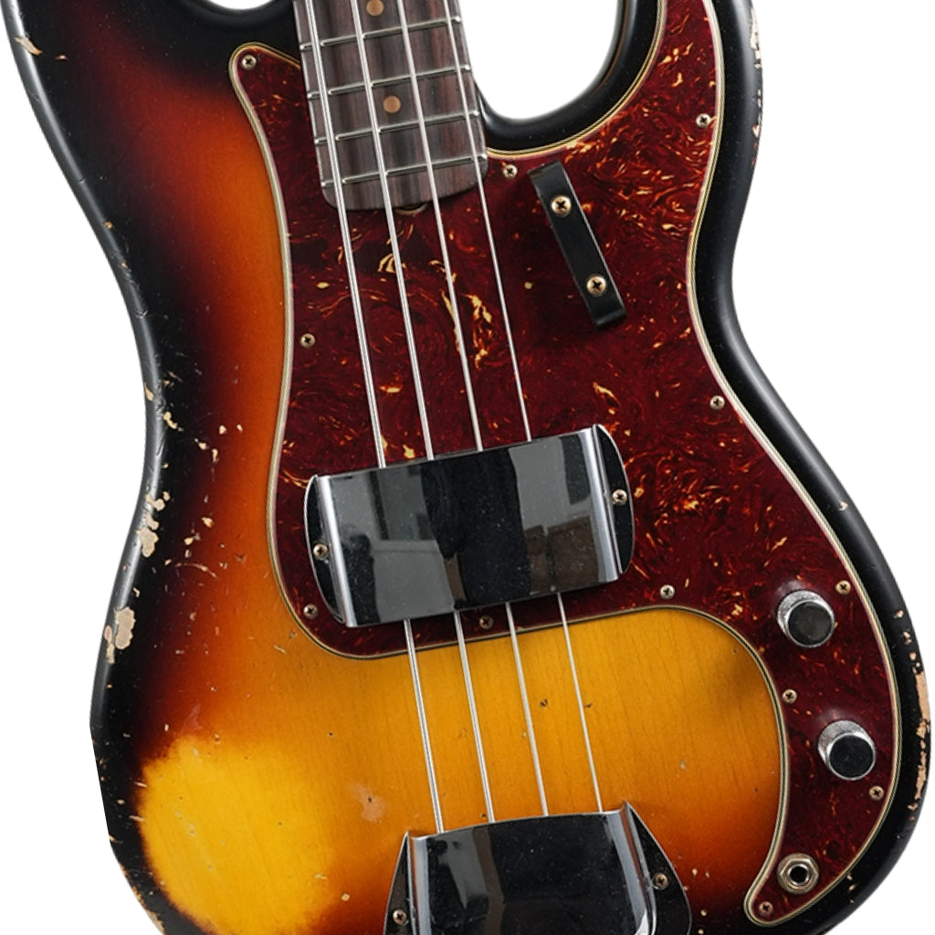 Fender Custom Shop - Limited Edition ’59 Heavy Relic Precision Bass - 3-Color Sunburst, Rosewood Fingerboard