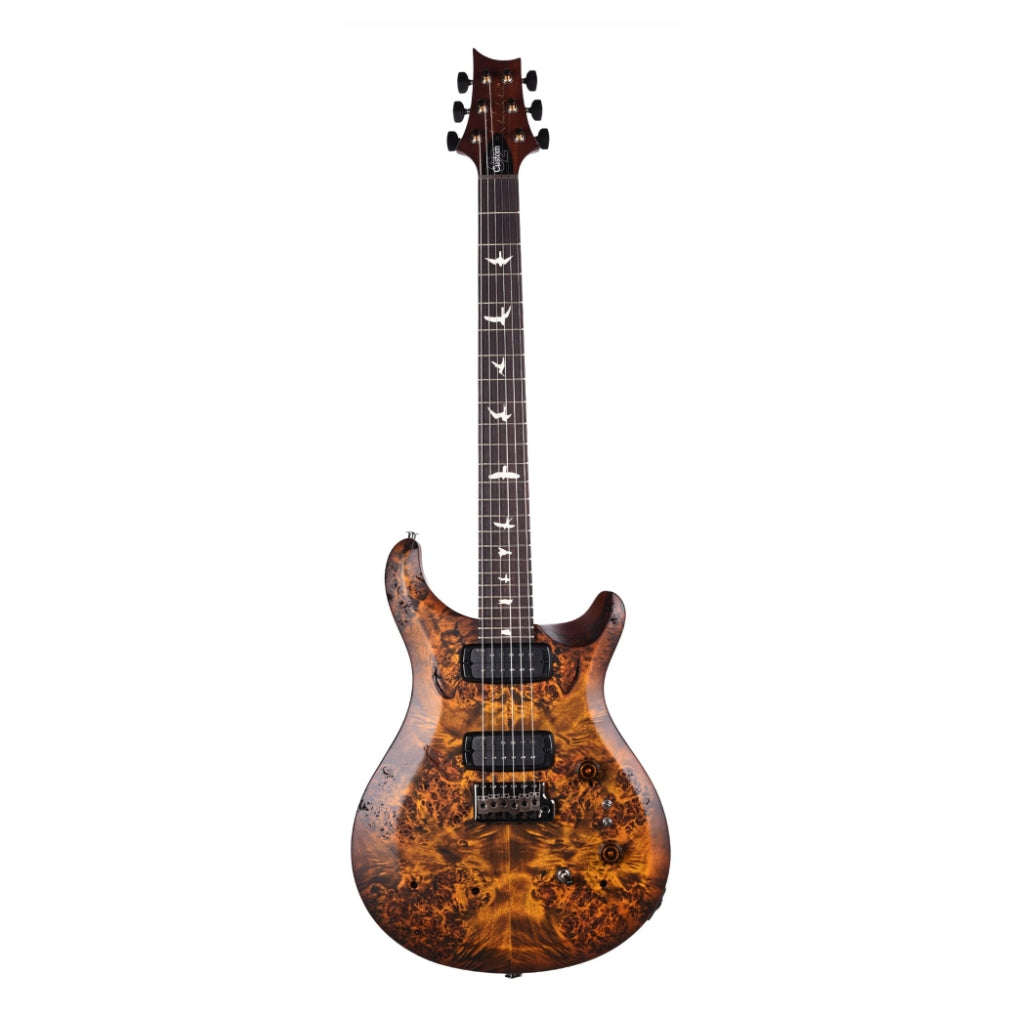 PRS - Limited Edition Wood Library Select S2 Custom 24-08 Poplar Burl Electric Guitar - Black Gold Burst