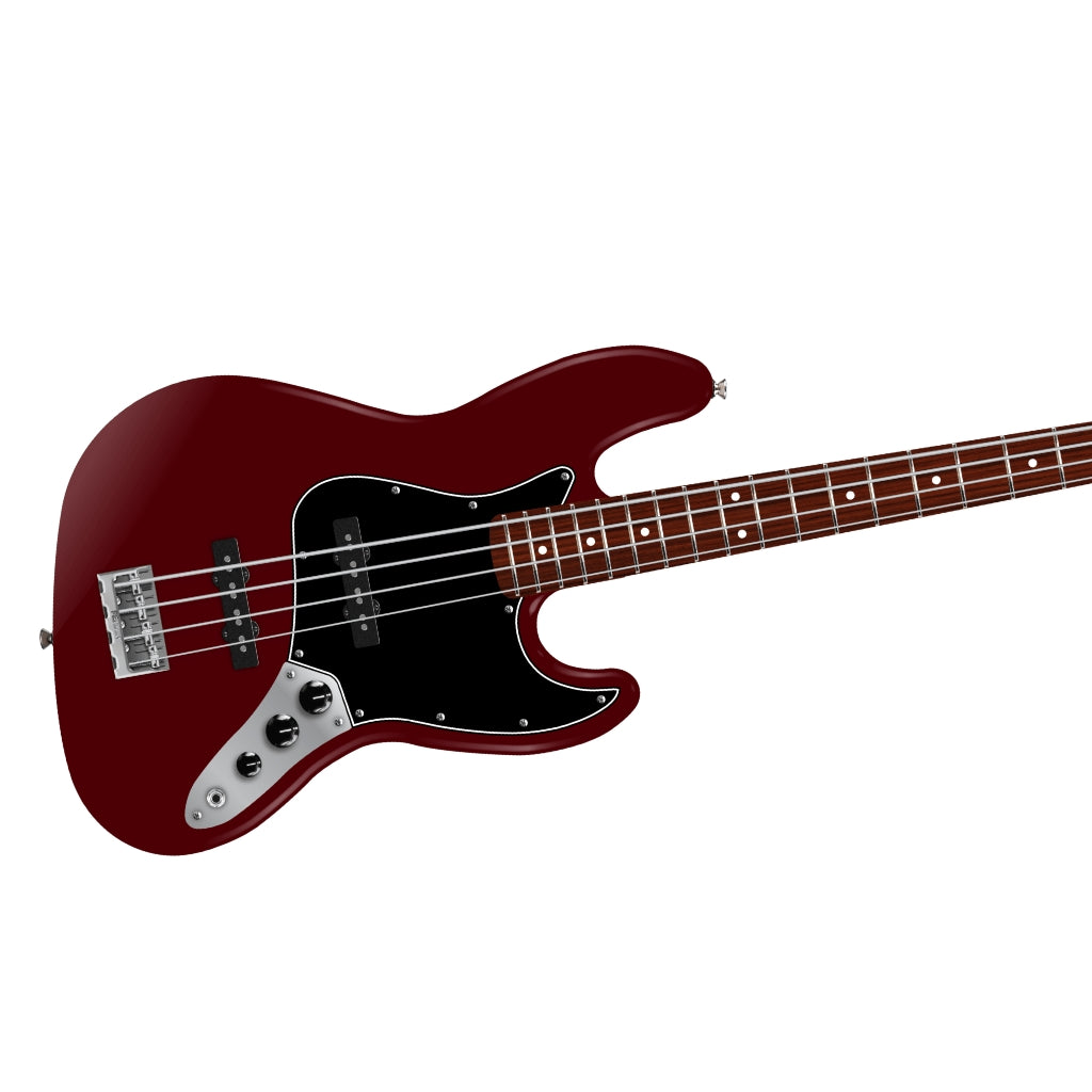 Fender American Professional Jazz Bass Guitar - Oxblood, Rosewood Fingerboard