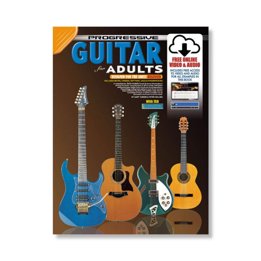 Progressive Guitar for Adults Book/Online Video &amp; Audio Book