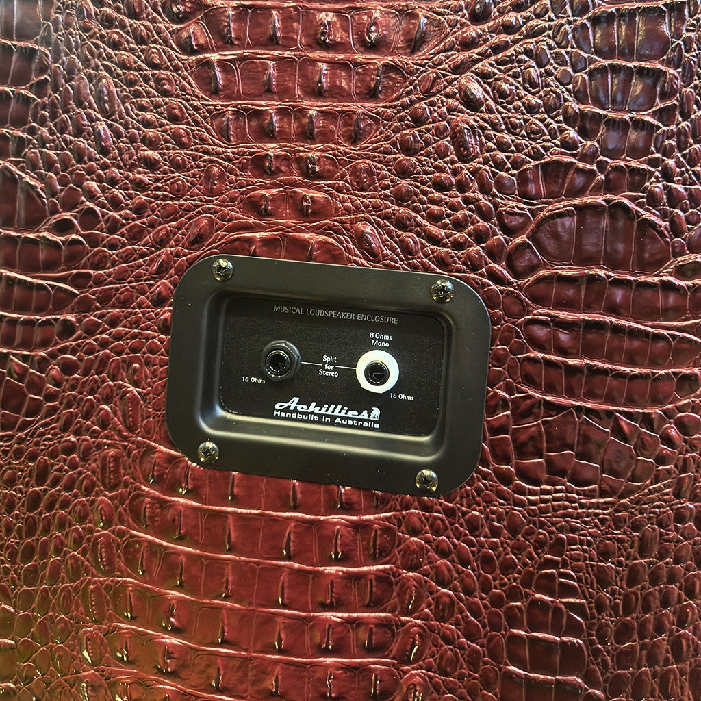 Achillies - Typhon Classic Straight 4x12 Speaker Cabinet - Red Crocodile