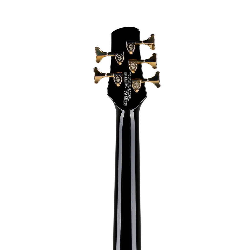 Spector - Icon NS-5 Neck Through Electric Bass Guitar - Black Stain