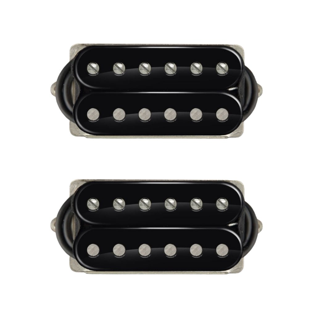 Bare Knuckle Brute Force 6 String Humbucker 50mm Set - Open, Black Electric Guitar Pickups Sky Music