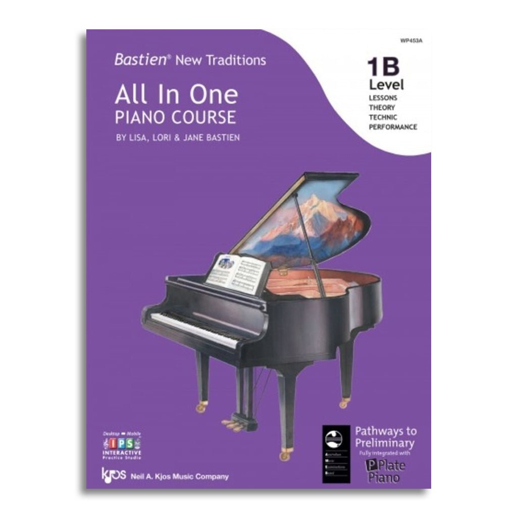 Bastien New Traditions Level 1B - Book Books Sky Music