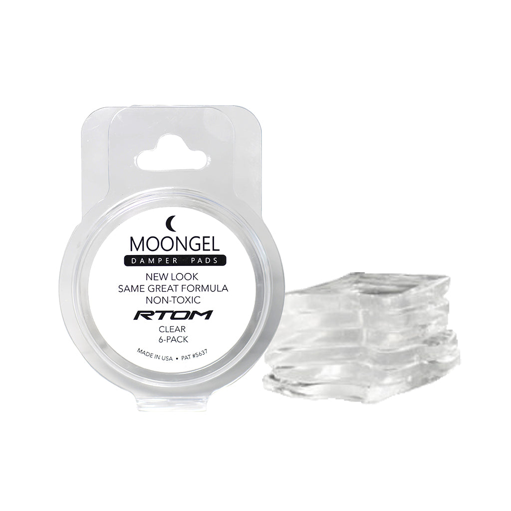 Moongel Drum Dampers Original Clear Pack of 6