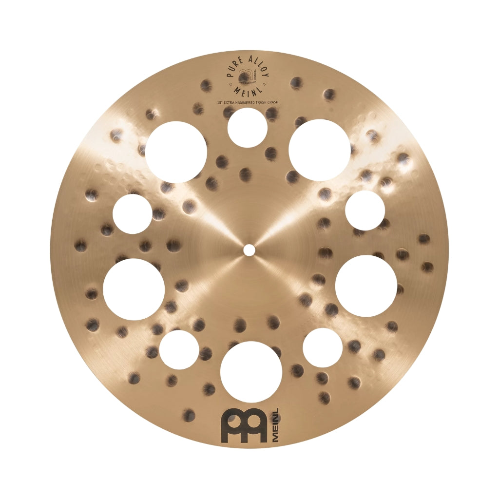 Meinl Cymbals - Pure Alloy Extra Hammered Trash Crash Cymbal - 18 inches