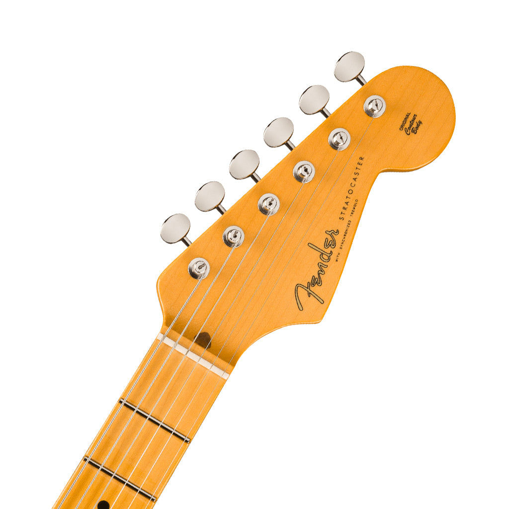 Fender Eric Johnson Stratocaster Maple Electric Guitar - White Blonde headstock