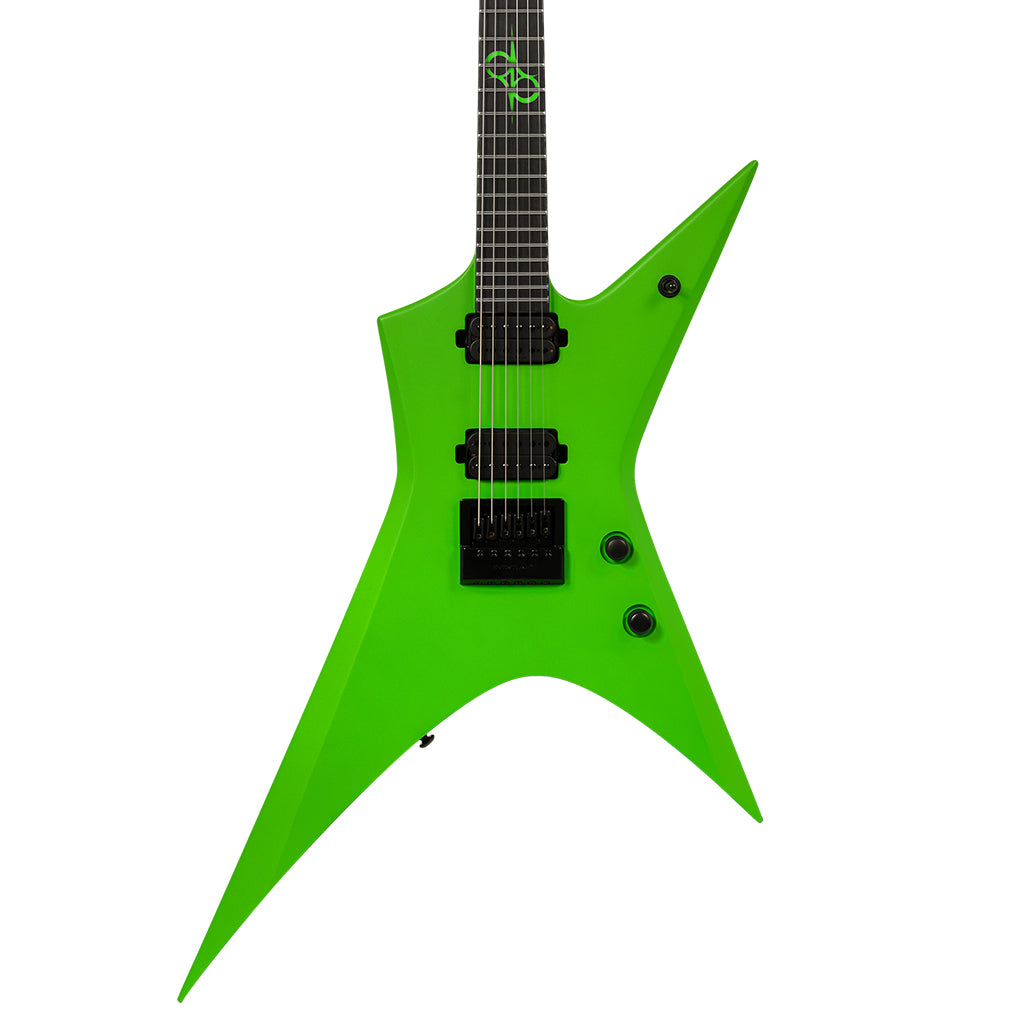 Solar X1.6GN Electric Guitar - Green Neon Matte
