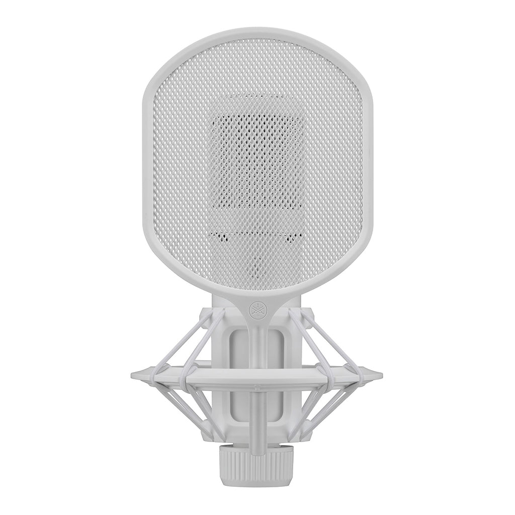 Yamaha YCM705 Condenser Microphone w/Shock Mount & Pop Filter - White