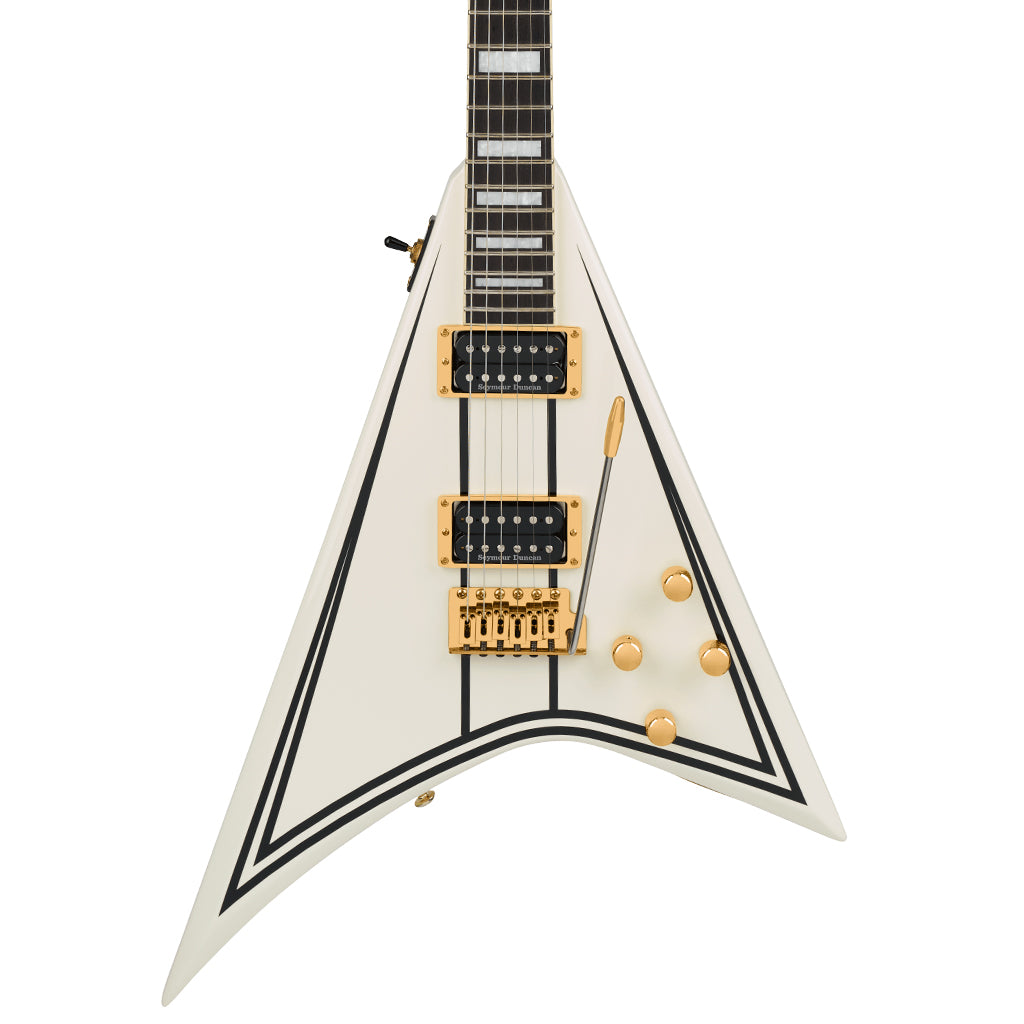 Jackson  Limited Edition Legend Series Randy Rhoads CD1 Electric Guitar - Vintage White w/Black Pinstripes
