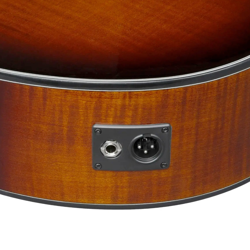 Ibanez - AEWC400 High Gloss Acoustic-Electric Guitar - Amber Sunburst