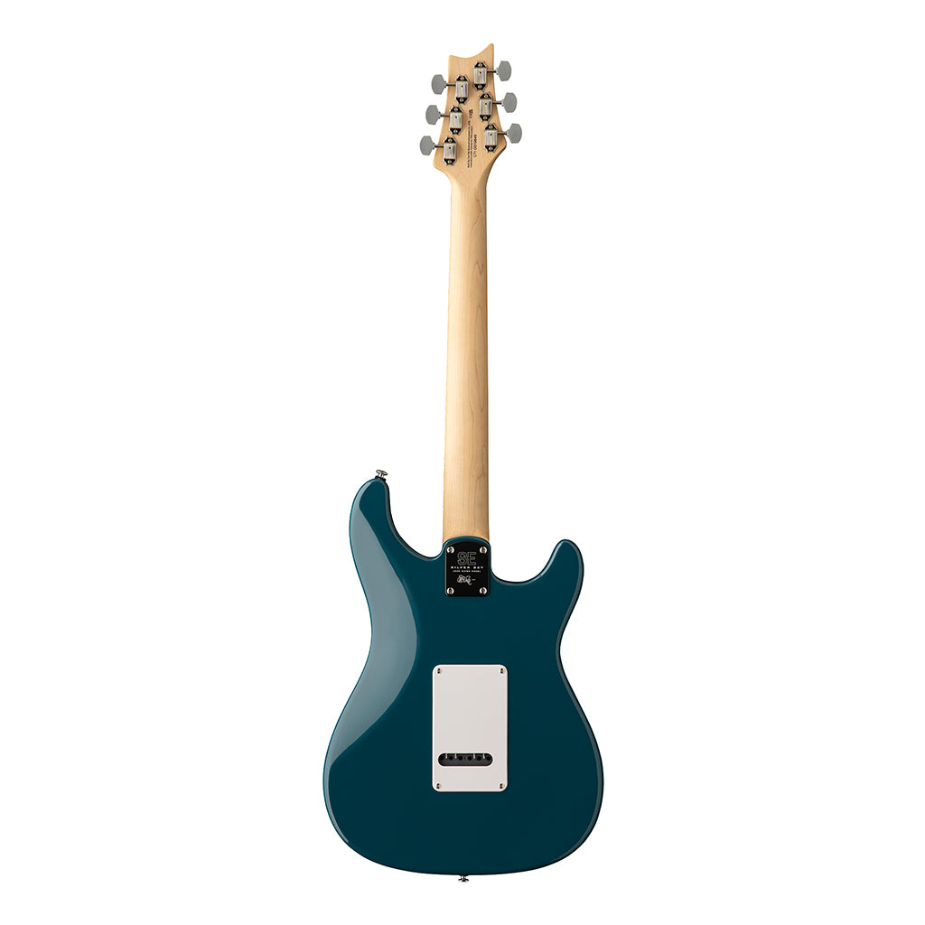 PRS SE Silver Sky Maple Fretboard Left Handed - Nylon Blue