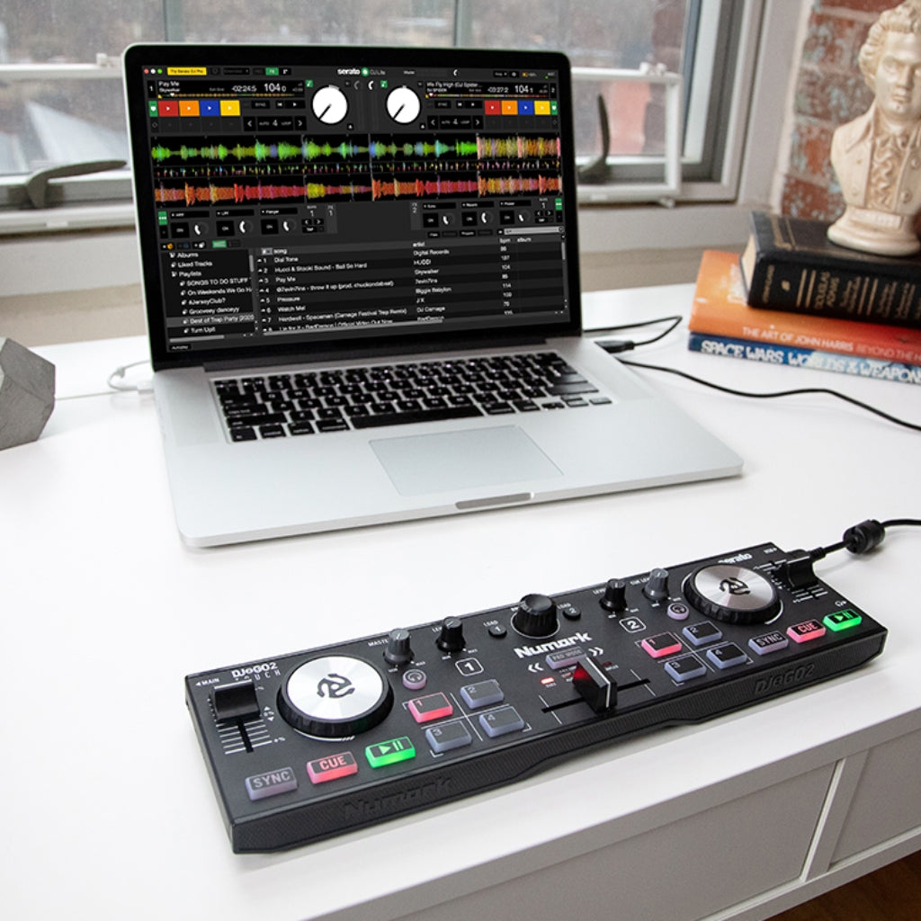 Numark - DJ2GO2 Touch Pocket - DJ Controller with Capacitive Touch Jog Wheels