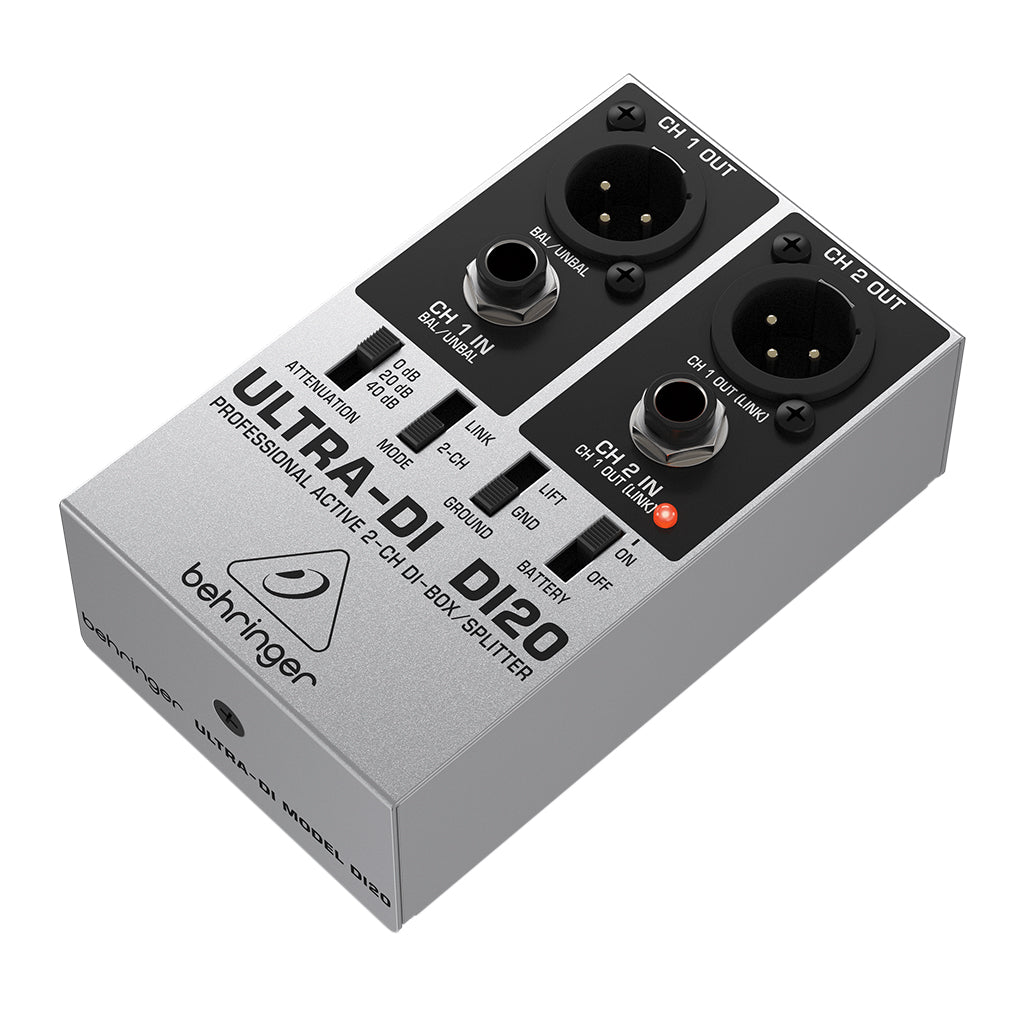 02 Channel DI Box Splitter Ultra DI DI20