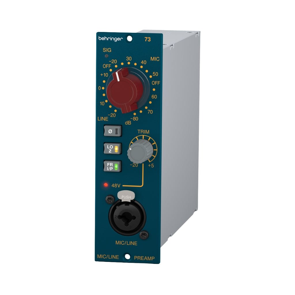 Behringer 73 Legendary Microphone Preamp w/Custom-Built Midas Transformers Studio Rack Units Sky Music