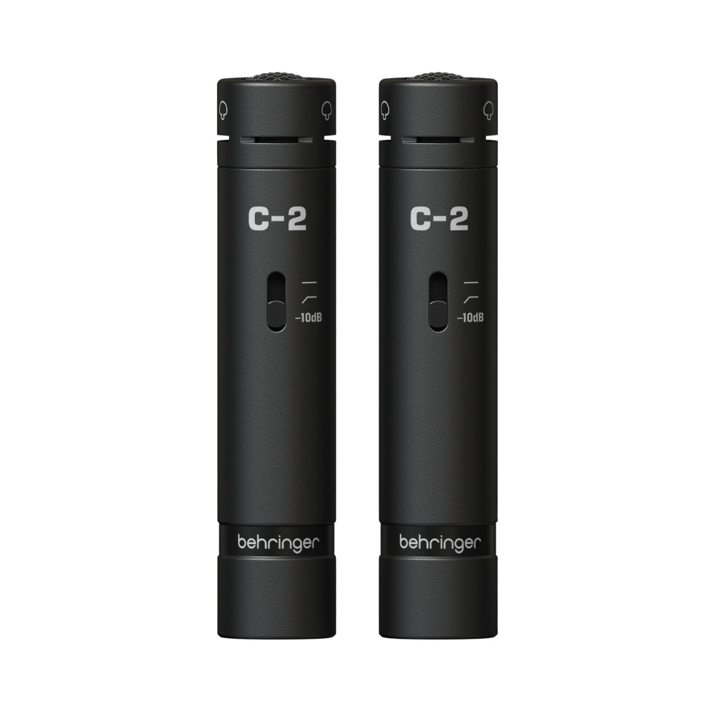 Behringer C-2 Matched Studio Condenser Microphones (pair) - Dark Edition Microphones Sky Music