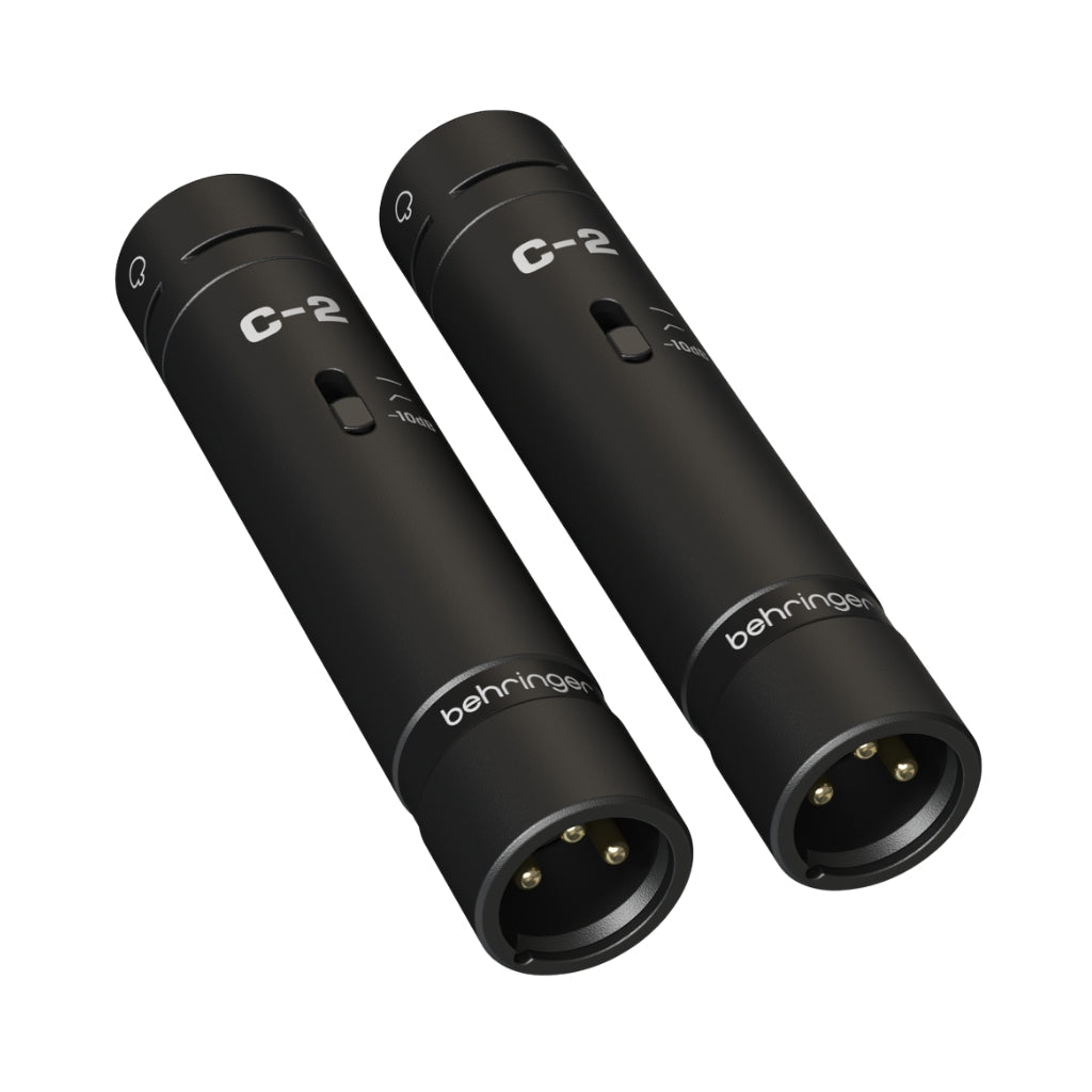 Behringer C-2 Matched Studio Condenser Microphones (pair) - Dark Edition Microphones Sky Music