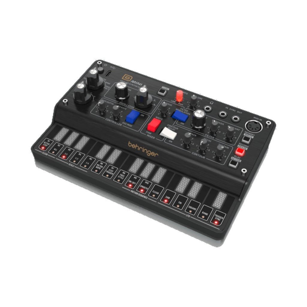 Behringer D Mini Portable Analog Synthesizer MIDI Controllers Sky Music