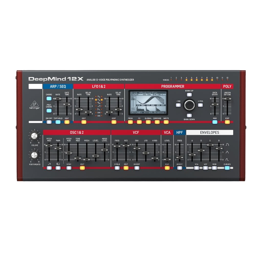 Behringer Deepmind-12XD True Analog 12-Voice Polyphonic Desktop Synthesizer Synthesizers Sky Music