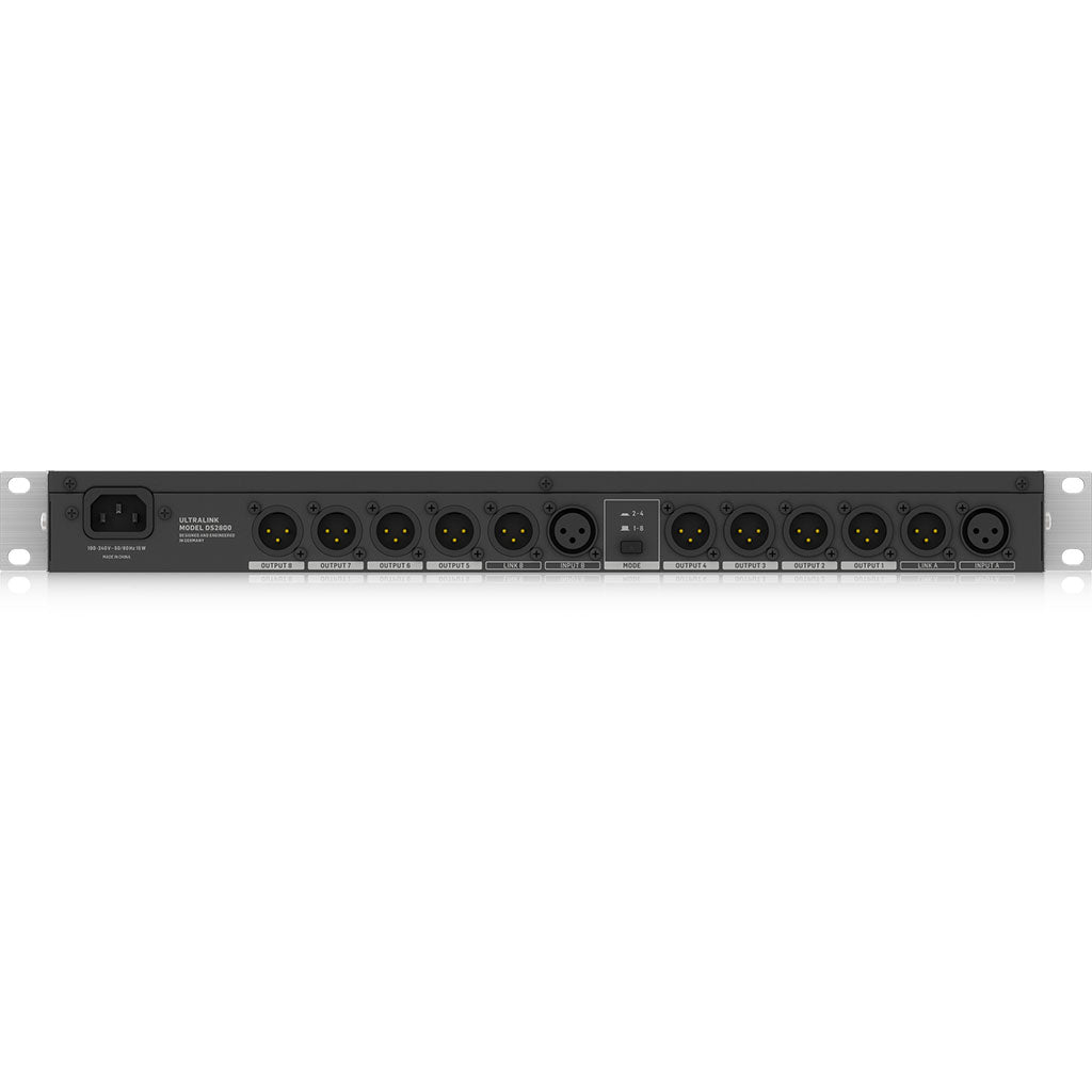 BEHRINGER DS2800 2 IN 8 OUT DISTRIBUTION SPLITTER