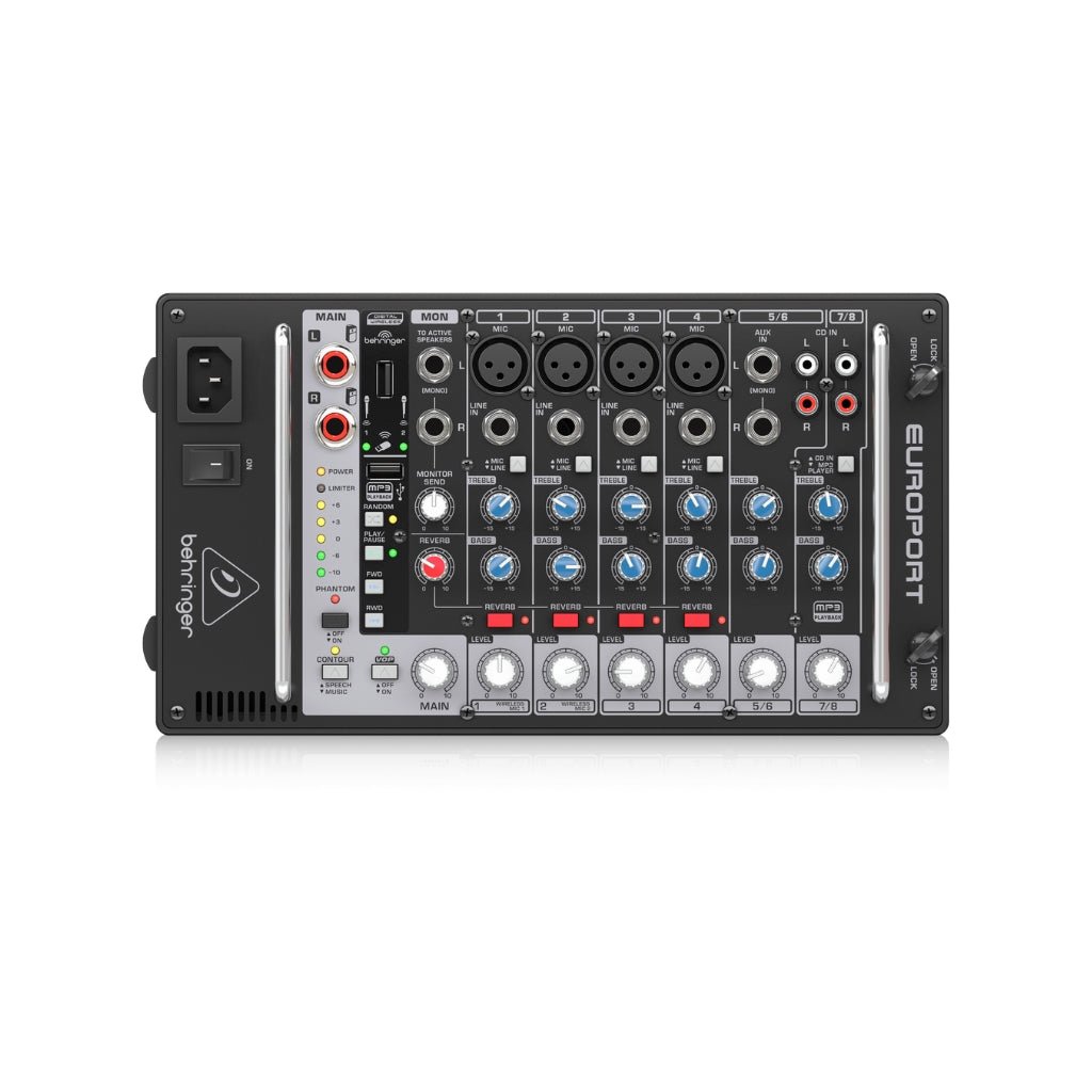 Behringer Europort EPS500MP3 Compact PA PA Systems & Speakers Sky Music