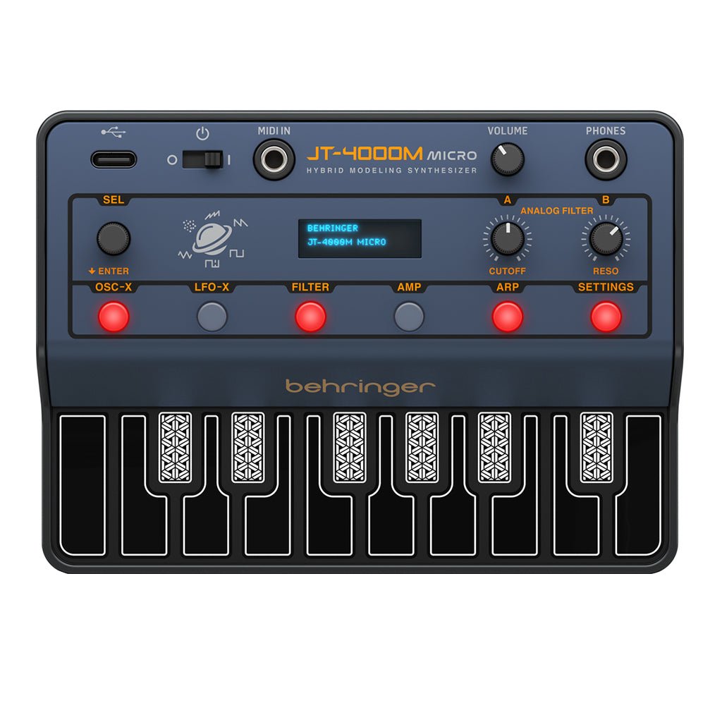 Behringer JT-4000M Micro 4-Voice Hybrid Synthesizer with MIDI Synthesizers Sky Music