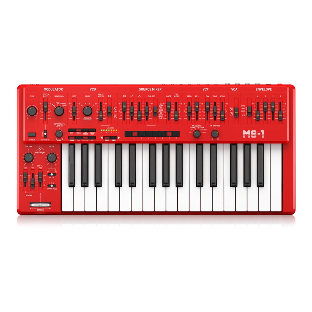 Behringer Limited Edition MS-1 MKII in Red Synthesizers Sky Music