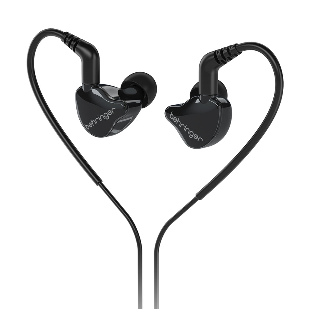 Behringer MO240-CK Pro Dual Driver In-Ear Studio Earphones - Black IEM Systems Sky Music