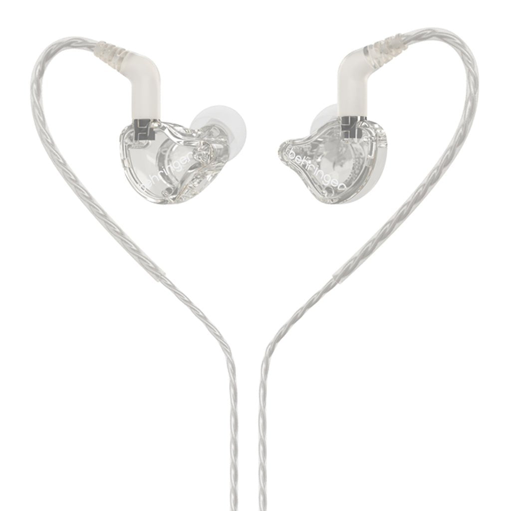 Behringer MO240-CL Pro Dual Driver In-Ear Studio Earphones - Clear IEM Systems Sky Music