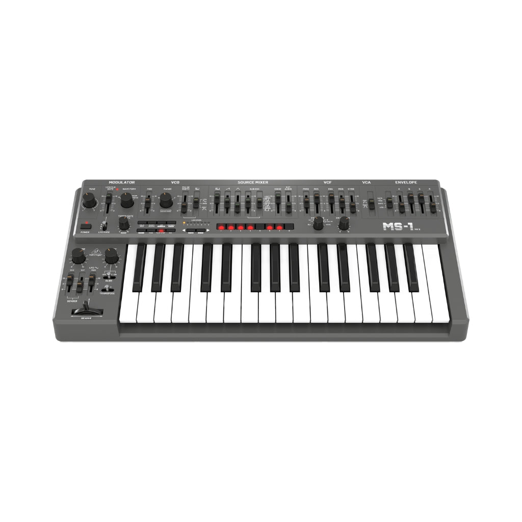 Behringer MS-1 MK II-GY 32-key Monophonic Analog Synthesizer - Grey Synthesizers Sky Music
