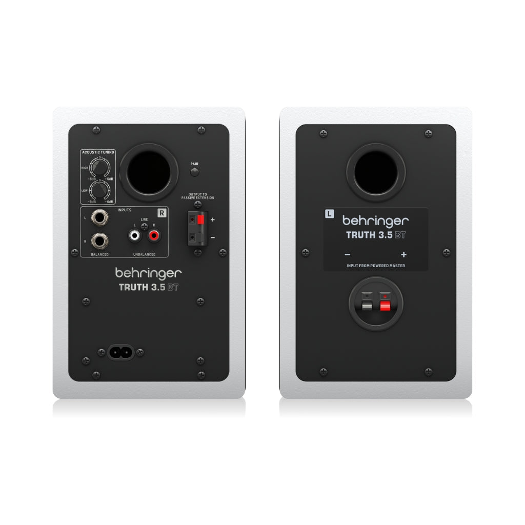 Behringer TRUTH 3.5 with Bluetooth Studio Monitors Pair - White Studio Monitors Sky Music