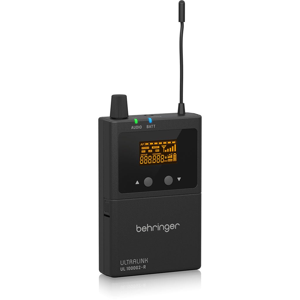 Behringer UL1000G2-R UHF Wireless Belt-Pack Receiver for Behringer UL 1000G2 Wireless Systems Sky Music
