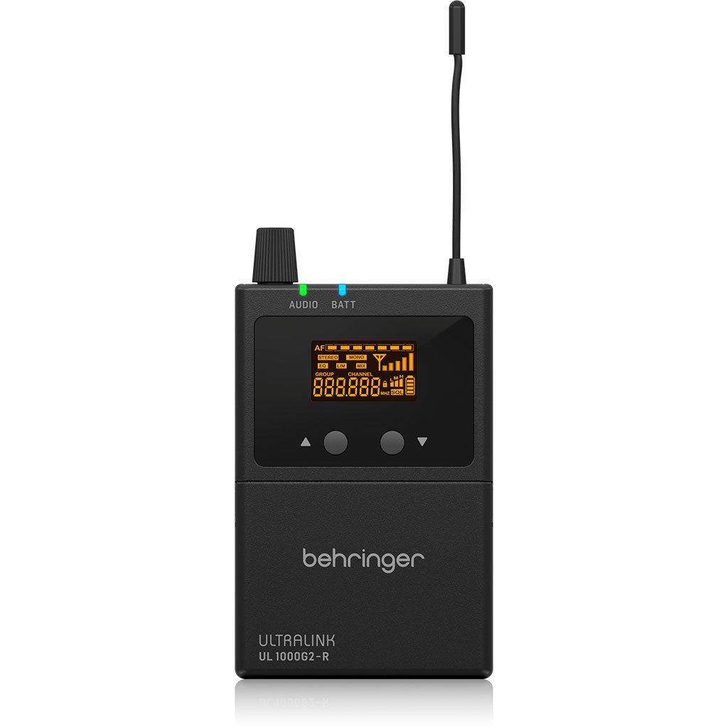 Behringer UL1000G2-R UHF Wireless Belt-Pack Receiver for Behringer UL 1000G2 Wireless Systems Sky Music