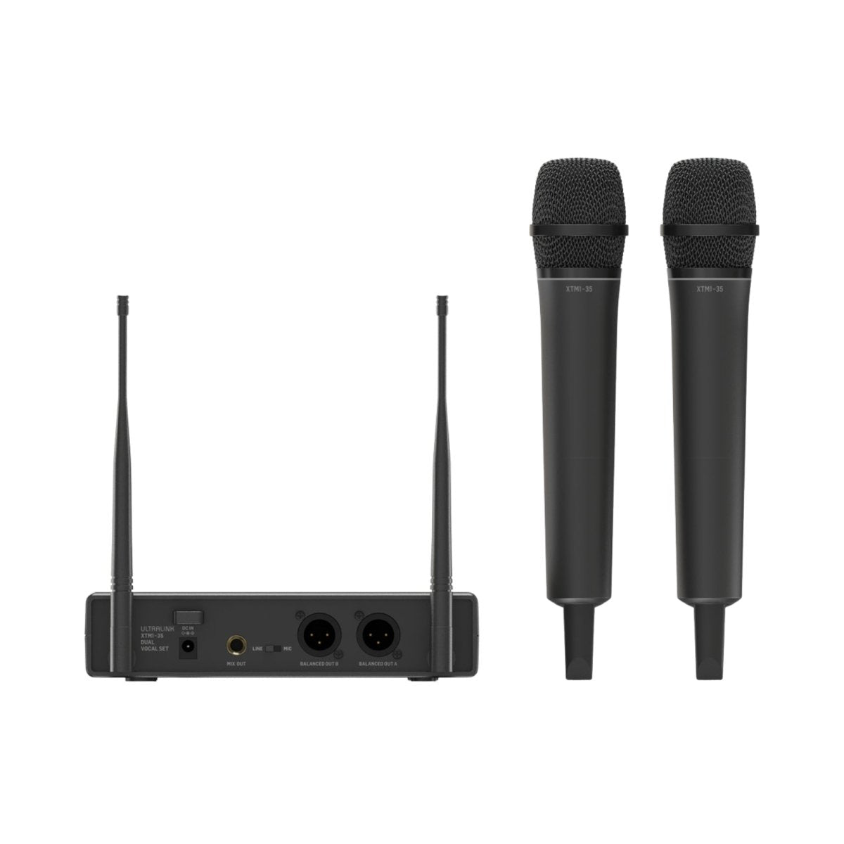 Behringer XTM1-35 Dual UHF Wireless Mic Kit Microphones Sky Music