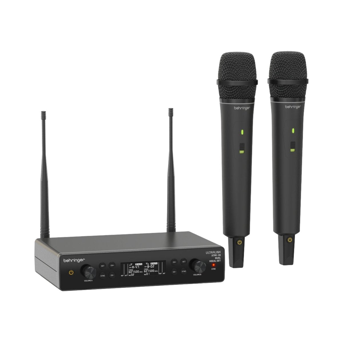 Behringer XTM1-35 Dual UHF Wireless Mic Kit Microphones Sky Music