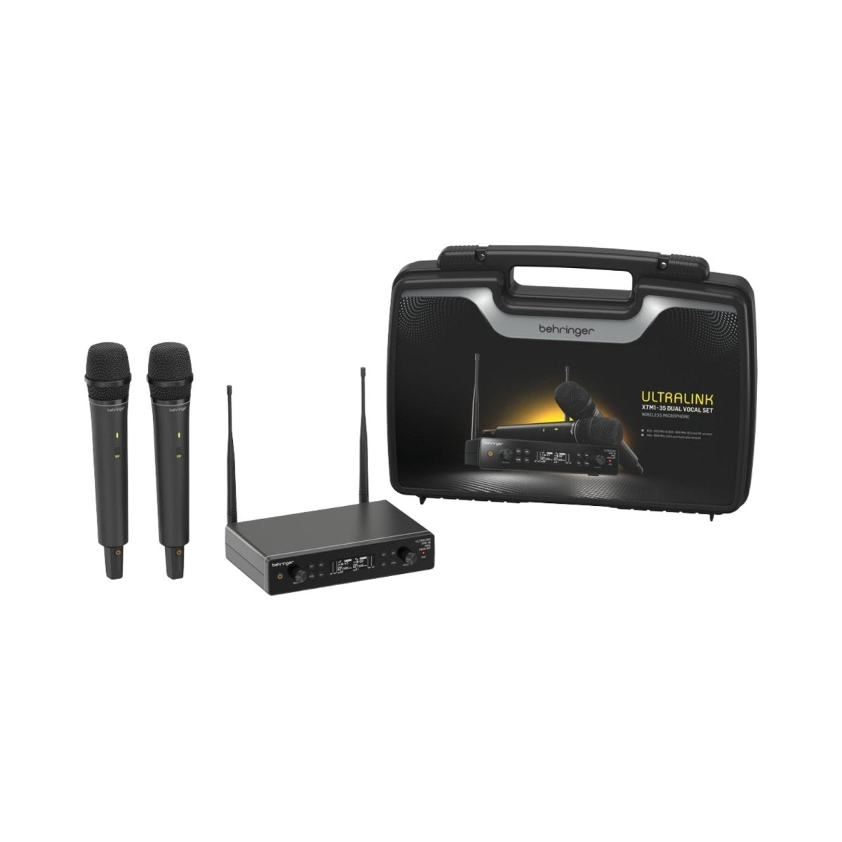 Behringer XTM1-35 Dual UHF Wireless Mic Kit Microphones Sky Music