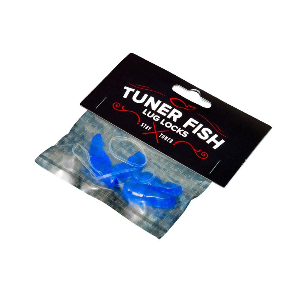 Tuner Fish - Lug Locks - Blue, 4 pack
