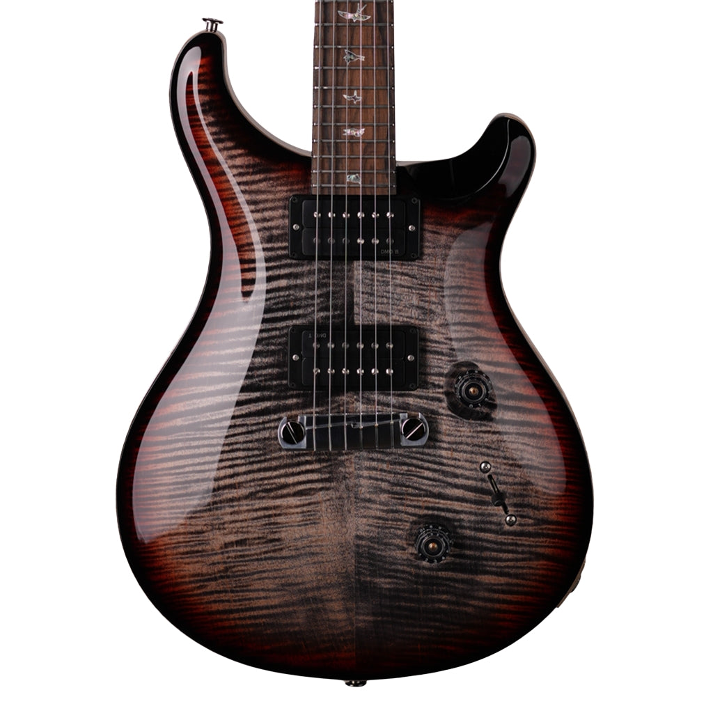PRS Wood Library - Custom 24 Stoptail 10 Top Electric Guitar - Charcoal Tri-Color Sunburst