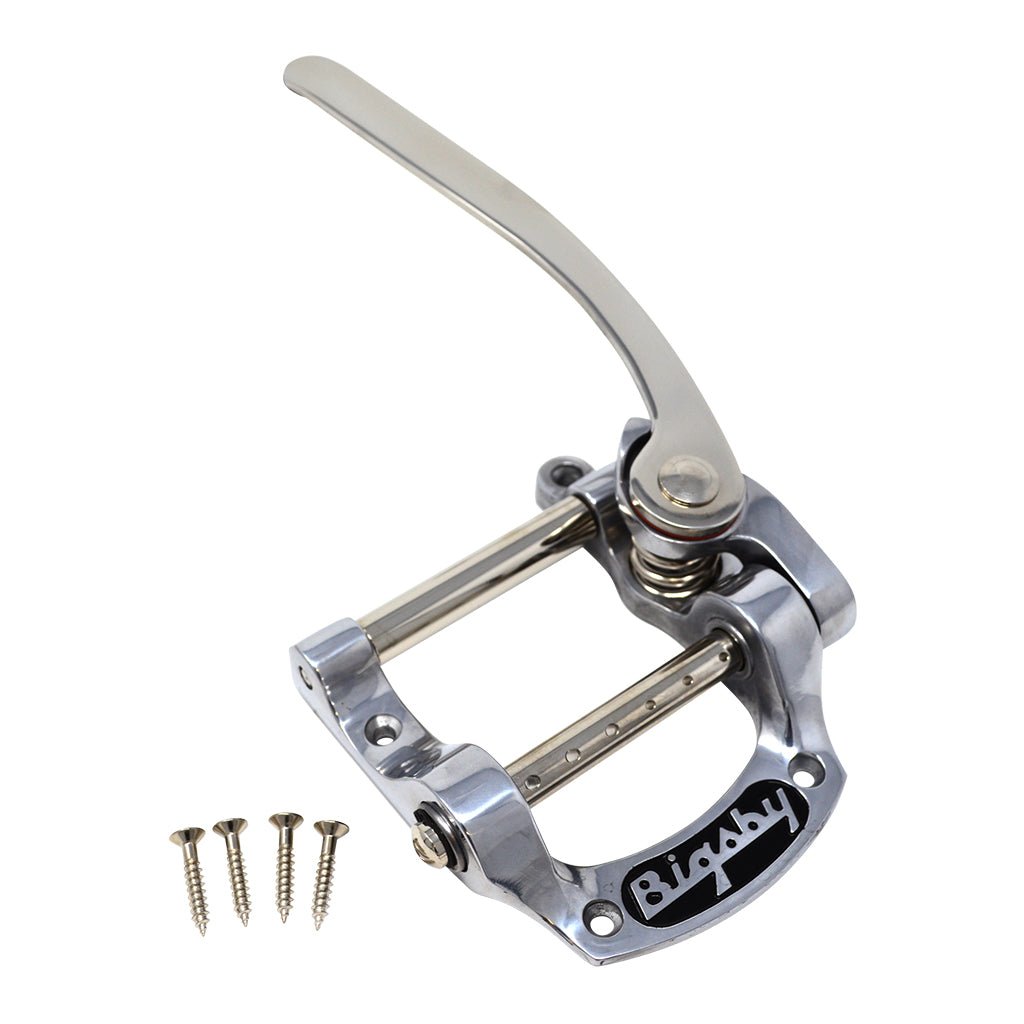 Bigsby® B5 Vibrato Tailpiece, String-Thru, Polished Aluminum Guitar Accessories Sky Music