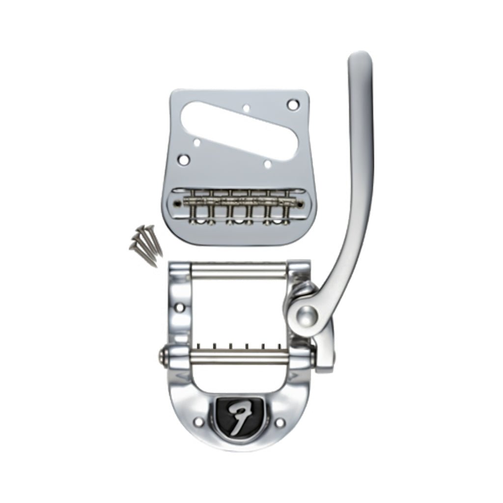 Bigsby B5F Vibrato Kit for Telecaster w/Fender "F" Stamp - Polished Aluminum Guitar Spare Parts Sky Music