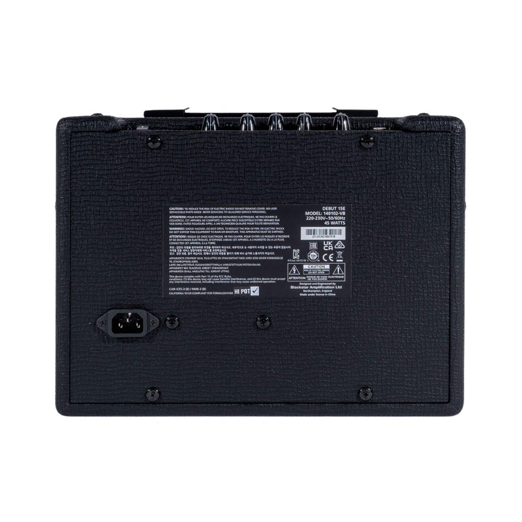 Blackstar Debut 15 2x3-inch 15-Watt Combo Amp - Black Electric Guitar Amplifiers Sky Music