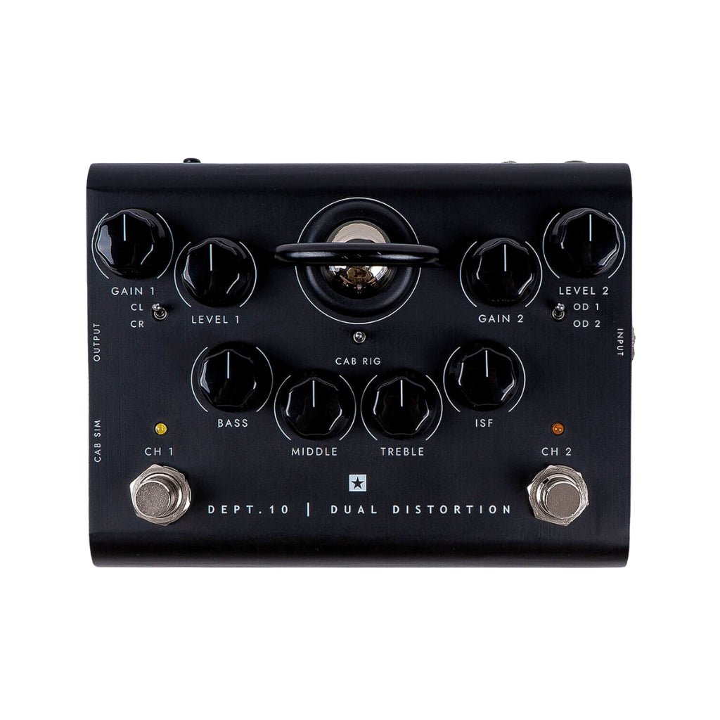 Blackstar Dept 10 Dual Distortion 2-Channel Tube Distortion Pedal Effects Pedals Sky Music
