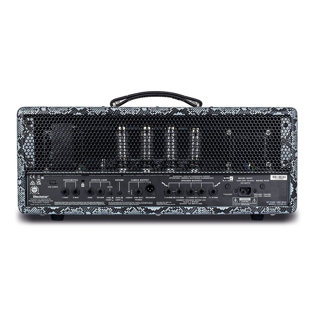 Blackstar Limited Edition HT Stage 100 Head MKII Snake Skin Electric Guitar Amplifiers Sky Music