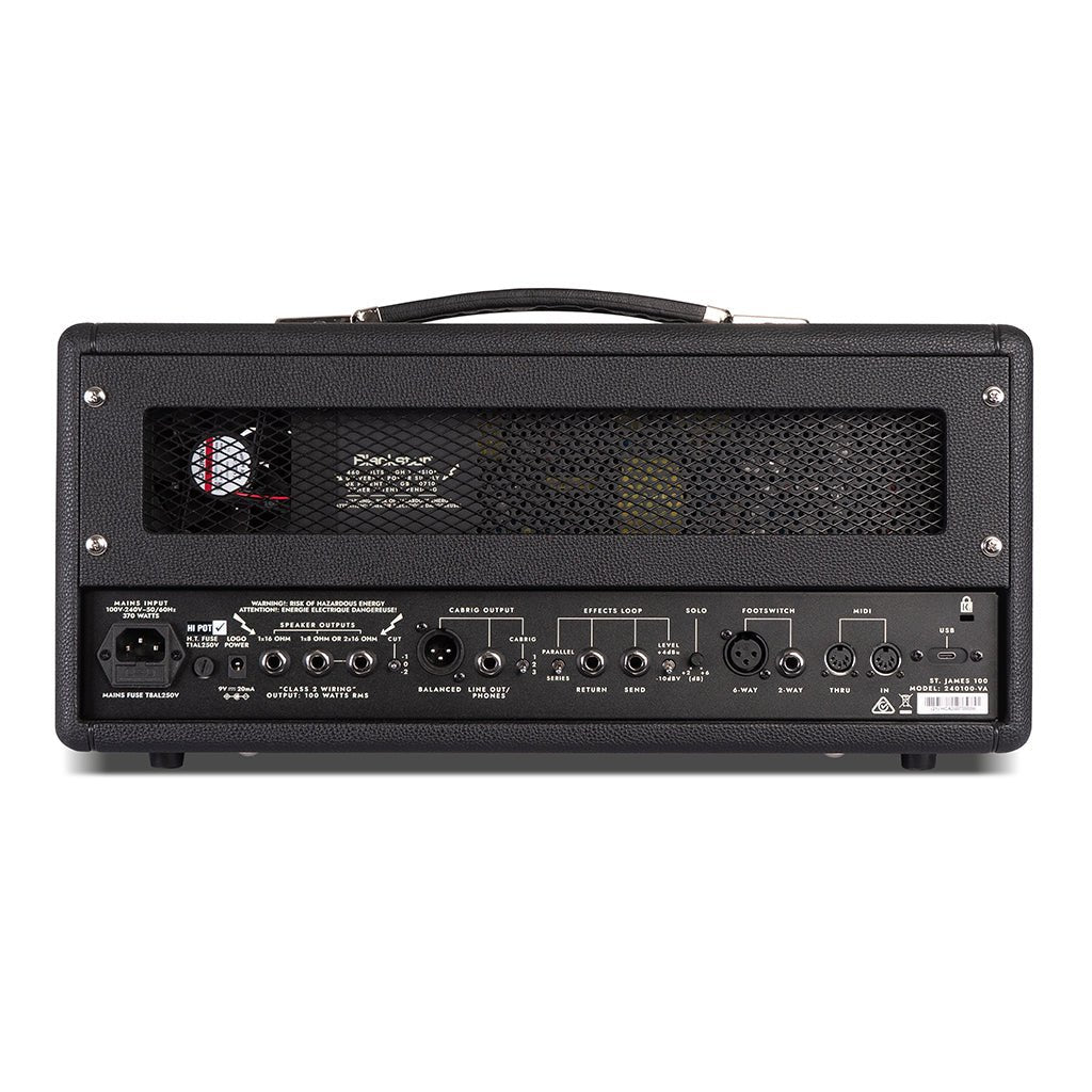 Blackstar St James 100 Watt Head Amplifier Electric Guitar Amplifiers Sky Music