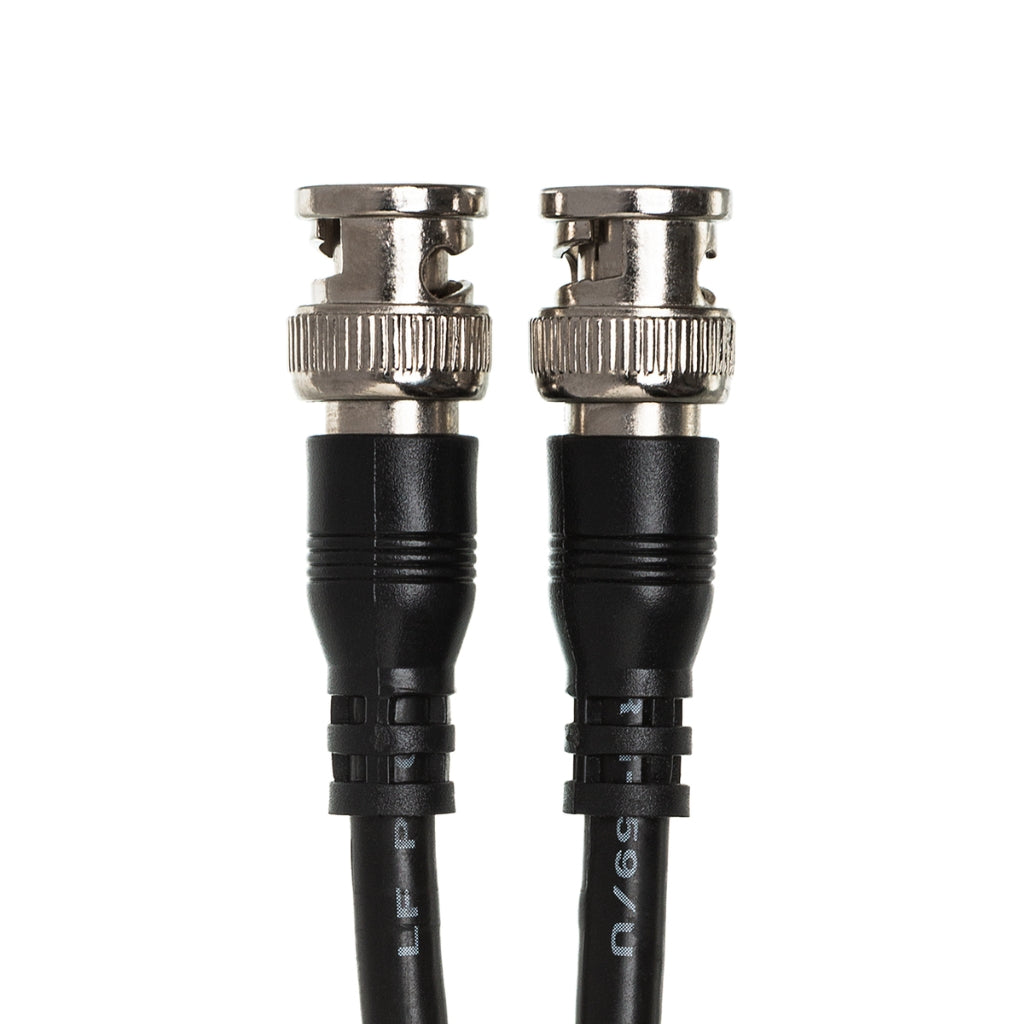 Hosa Technology - BNC to BNC - 50-ohm Coax Cable 1ft