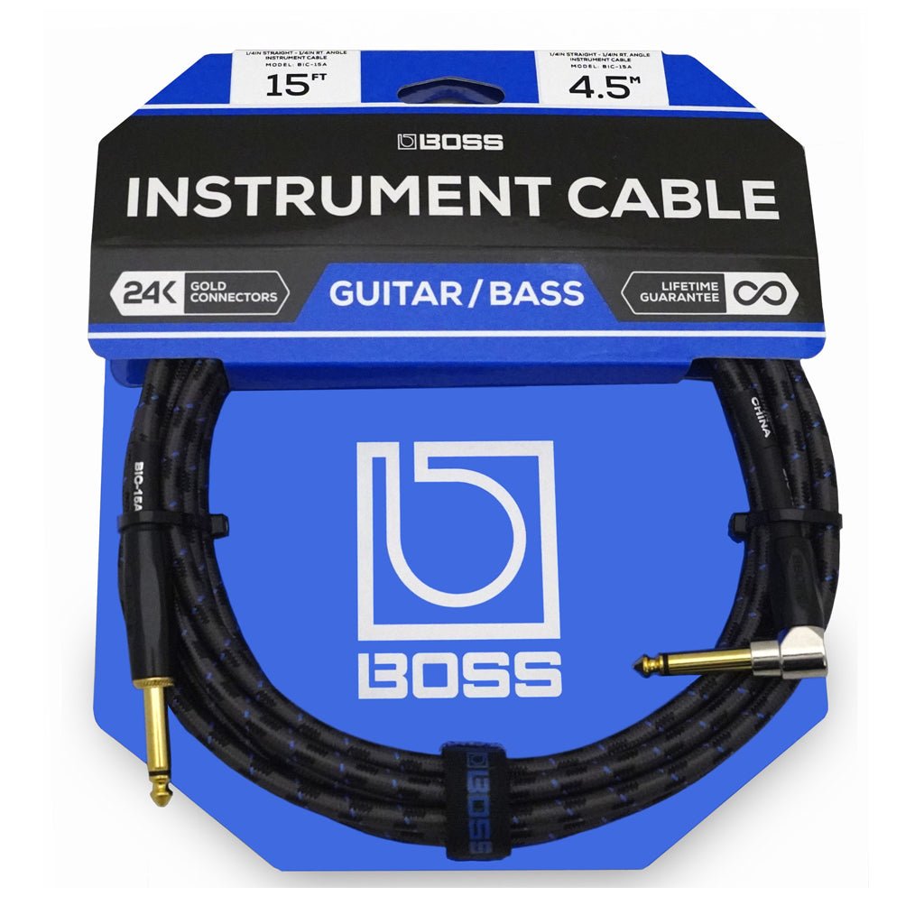 Boss Instrument Cable 25ft AS Instrument Cables Sky Music