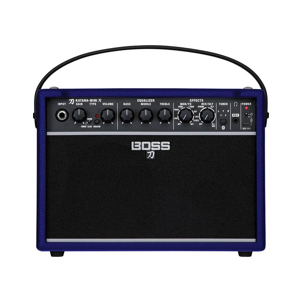 Boss Limited Edition Katana Mini-X 5-inch 10-watt Battery Powered Guitar Amplifier Electric Guitar Amplifiers Sky Music
