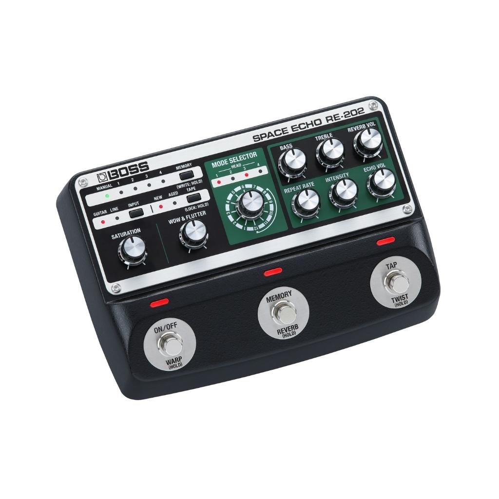 Boss - RE202 Compact Space Echo Pedal Effects Pedals Sky Music