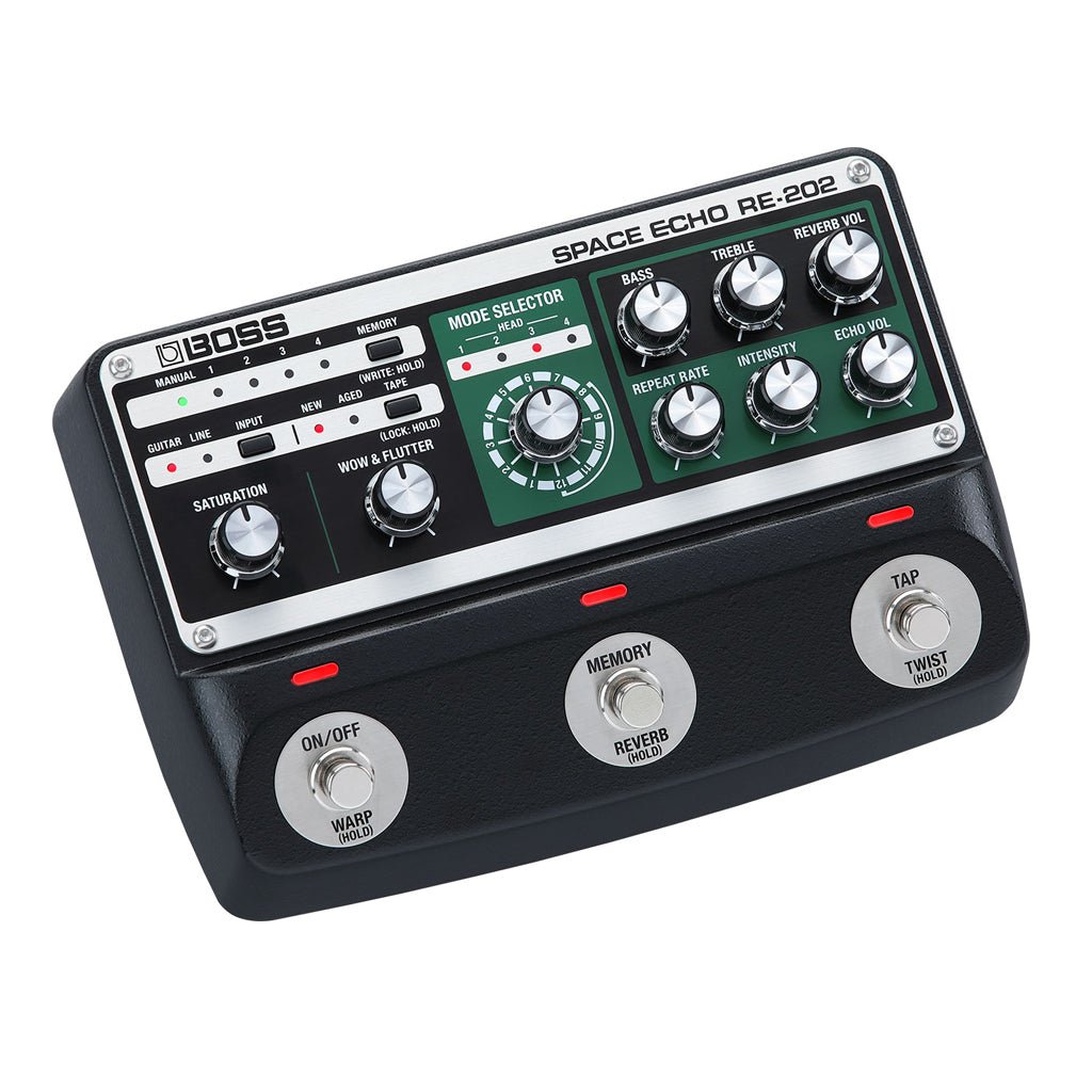 Boss - RE202 Compact Space Echo Pedal Effects Pedals Sky Music